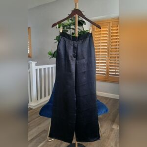 Aritzia Babaton Satin High-Waisted, Wide-leg Dress Trousers. Size 0